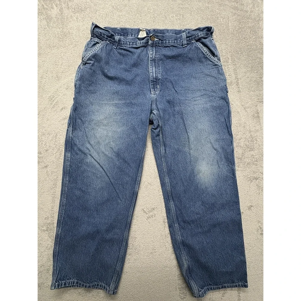 Carhartt Jeans Mens Measured 40x29 Relaxed Fit‎ Carpenter Workwear Utility Pants